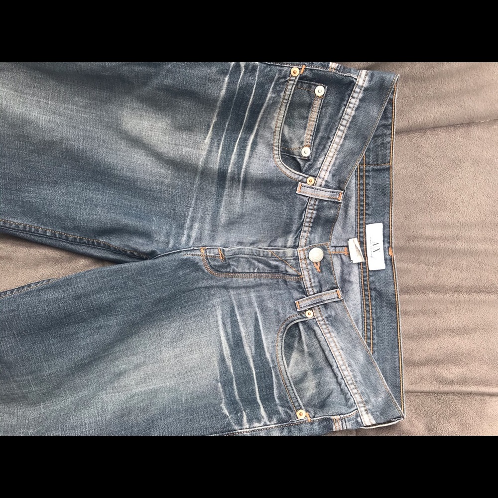 Armani Exchange Faded Jeans